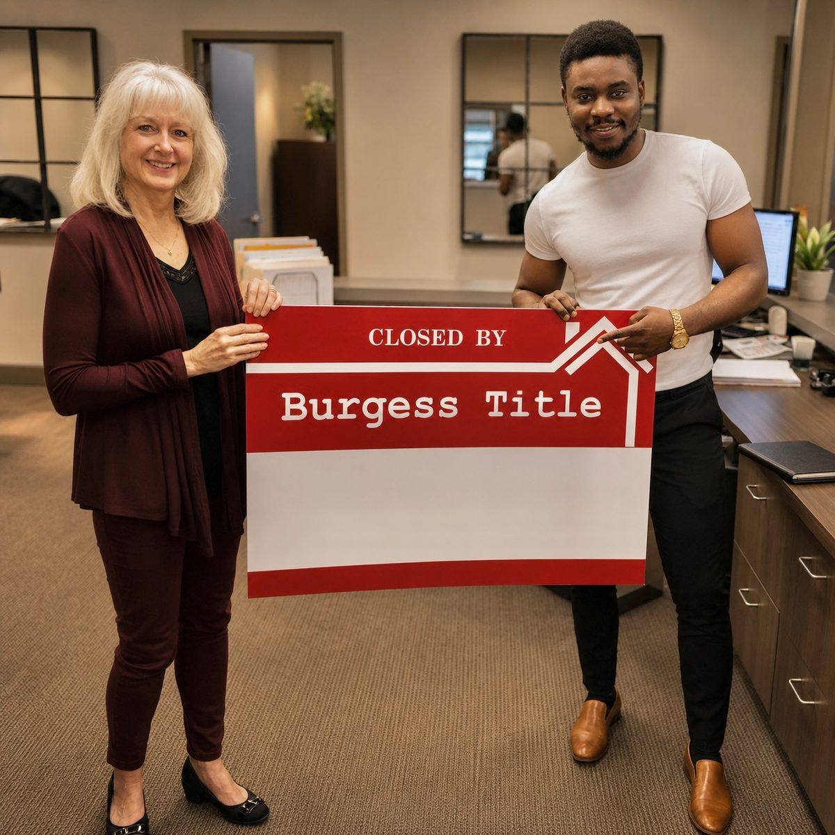 Victor Bomi closing an investment property deal in Atlanta